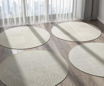 Modern Circular Carpet-ID:658843045