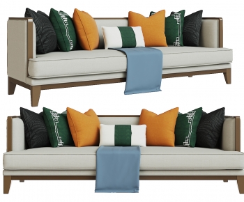 New Chinese Style A Sofa For Two-ID:571794035