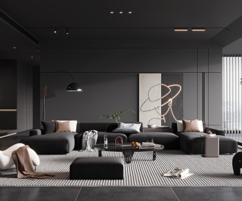 Modern A Living Room-ID:521190885