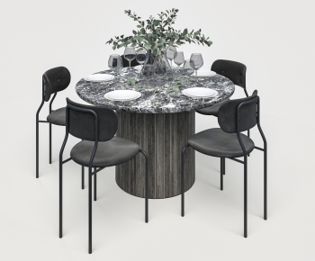 Modern Dining Table And Chairs-ID:593767888