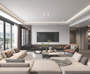 Modern A Living Room-ID:926780949