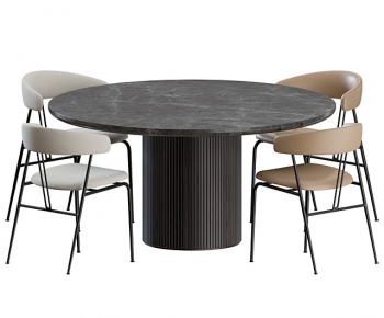 Modern Dining Table And Chairs-ID:656733046