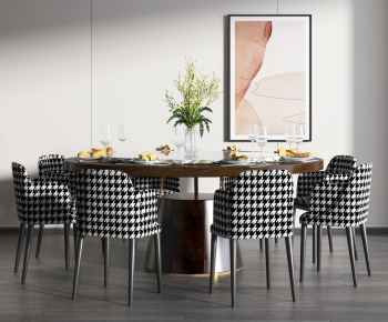 Modern Dining Table And Chairs-ID:575740385