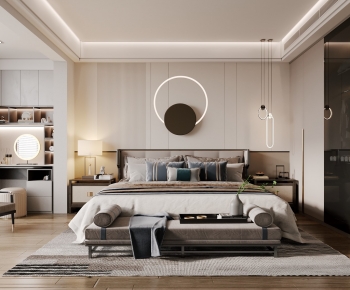 New Chinese Style Bedroom-ID:490031963