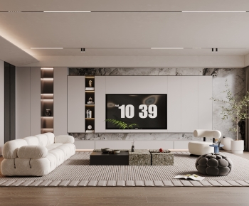 Modern A Living Room-ID:786358128