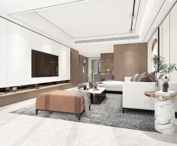 Modern A Living Room-ID:988871103