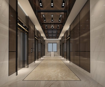 Modern Office Elevator Hall-ID:362896921