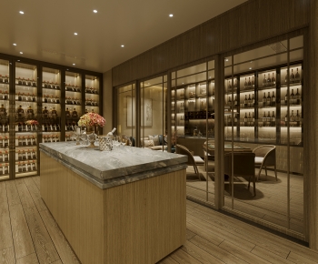 New Chinese Style Wine Cellar/Wine Tasting Room-ID:953077085