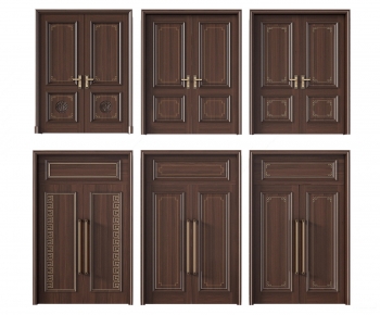 New Chinese Style Double Door-ID:173435939