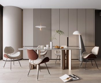 Modern Dining Table And Chairs-ID:165106063