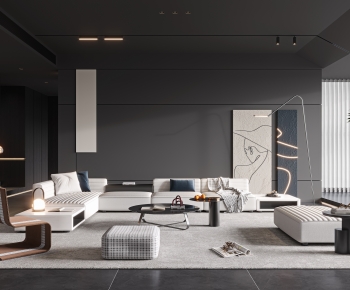 Modern A Living Room-ID:396514896