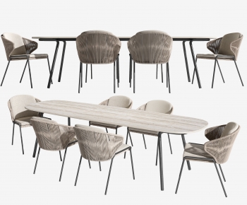 Modern Dining Table And Chairs-ID:429228077