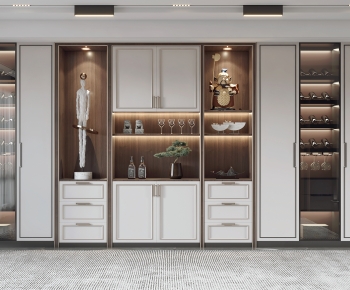 New Chinese Style Wine Cabinet-ID:301101923