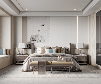 New Chinese Style Bedroom-ID:538796901