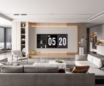 Modern A Living Room-ID:565073971