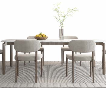 Nordic Style Dining Table And Chairs-ID:102366929