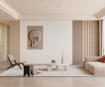 Wabi-sabi Style A Living Room-ID:948288928