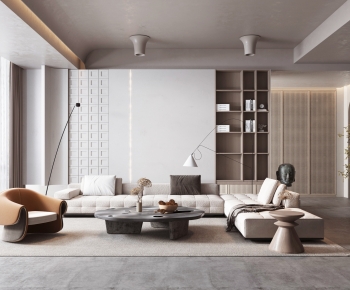 Wabi-sabi Style A Living Room-ID:197195058