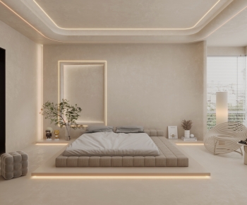 Wabi-sabi Style Bedroom-ID:182311064