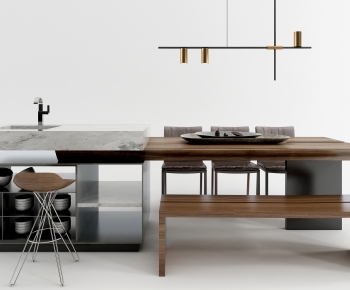 Modern Dining Table And Chairs-ID:498945955