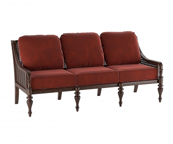 Simple European Style Three-seat Sofa-ID:528740884