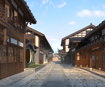 Chinese Style Ancient Architectural Buildings-ID:857800016