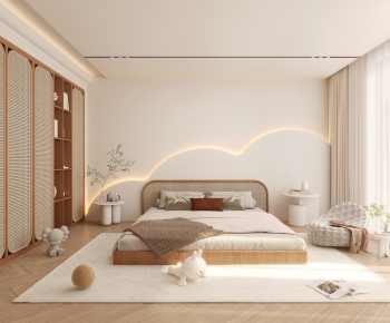 Wabi-sabi Style Bedroom-ID:561095005