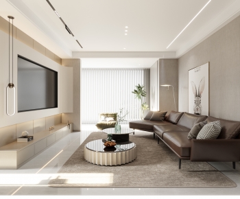 Modern A Living Room-ID:495584968