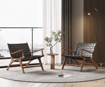 Wabi-sabi Style Lounge Chair-ID:100059031