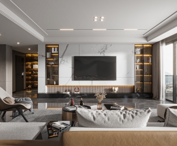 Modern A Living Room-ID:243777994