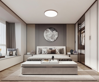 New Chinese Style Bedroom-ID:932319214