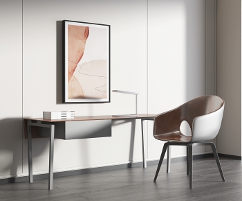 Modern Computer Desk And Chair-ID:791263102