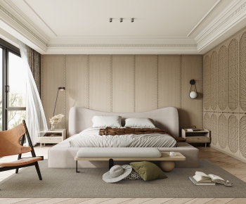 Wabi-sabi Style Bedroom-ID:300399079
