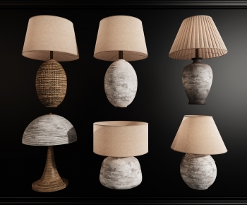 Wabi-sabi Style Table Lamp-ID:151716957