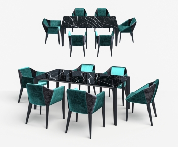 Modern Dining Table And Chairs-ID:900376085