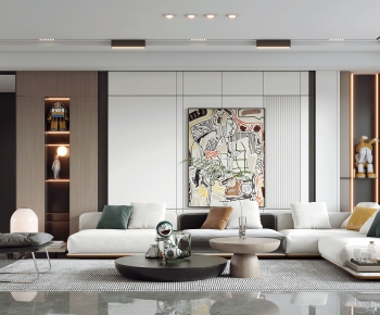 Modern A Living Room-ID:830158959