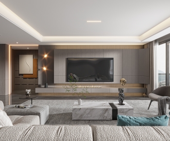 Modern A Living Room-ID:108897929