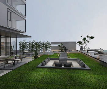 Modern Courtyard/landscape-ID:970239625