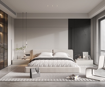 Modern Wabi-sabi Style Bedroom-ID:758433109