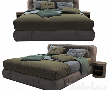 Modern Double Bed-ID:942816978
