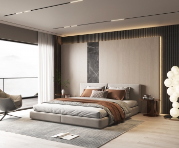 Modern Wabi-sabi Style Bedroom-ID:280110841