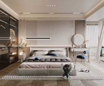 Wabi-sabi Style Bedroom-ID:238262899