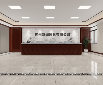 Modern Office Reception Desk-ID:115559105