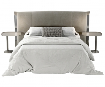 Modern Double Bed-ID:659832008