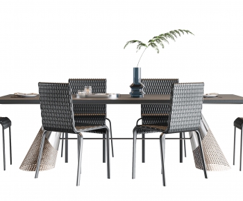 Modern Dining Table And Chairs-ID:872179033