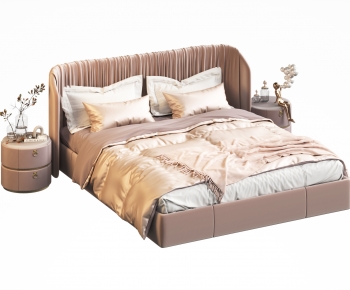 Modern Double Bed-ID:575710063