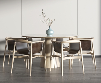 New Chinese Style Dining Table And Chairs-ID:853041899