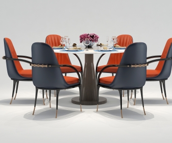 Modern Dining Table And Chairs-ID:341367012