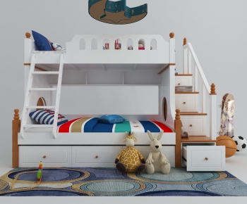 American Style Bunk Bed-ID:209618092