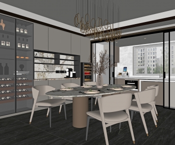 Modern Dining Room-ID:376418118